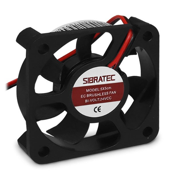 Ventilador Com Filtro PVC 50x50x10 mm 24VCC