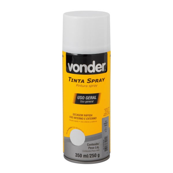 Tinta Spray Uso Geral Branco Fosco 350ML