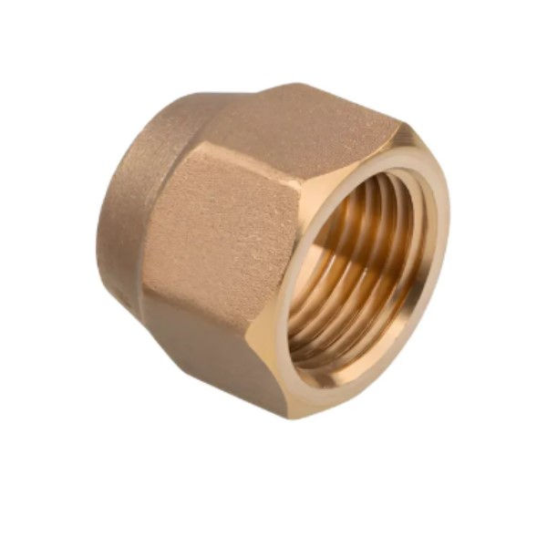 Porca Flange Leve Latão 3/8"