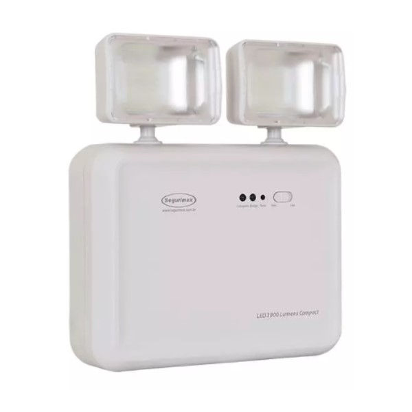 Luminária Luminária Emergência Autonoma Compact 2 Farois 3000 lm Bivolt