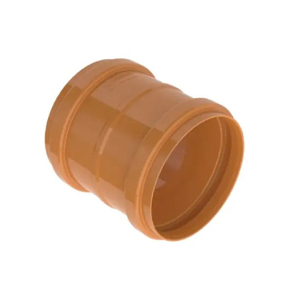 Luva PVC Correr sem Anel 150 mm Coletora Laranja Esgoto/Água Pluvial