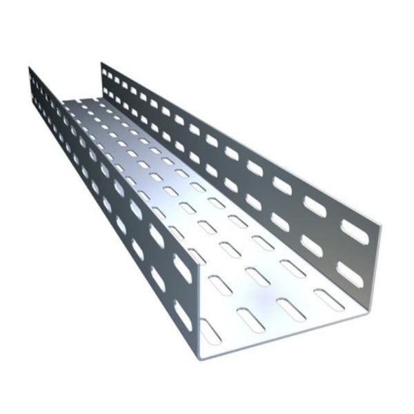 Eletrocalha Perfurada Galvanizada Eletrolítica 150x100x3000 mm sem Tampa sem Virola Chapa 16