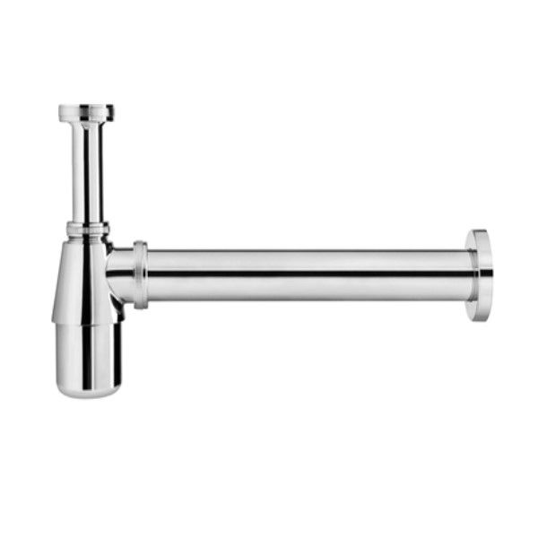 Sifão Sifão Liga Cobre Parede para Cozinha 1.1/2" Cromado