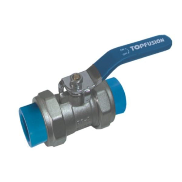 Registro Esfera para Tubo PPR Azul 90 mm