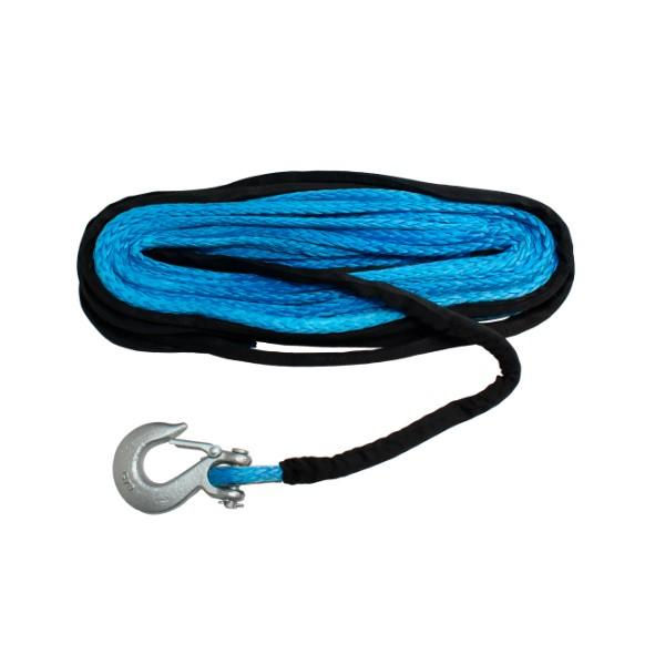 Cabo Kevlar para Guincho Sintetico 1/2"X28 M 27.000LBS Azul com Gancho