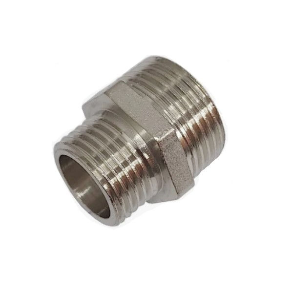 Nipel Redução Ferro Maleável Galvanizado a Fogo 1.1/2"X1.1/4"