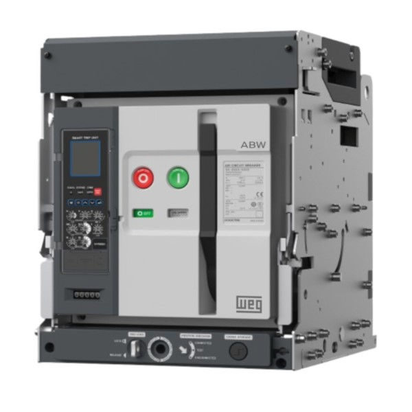 Disjuntor Termomagnético Fixo Tripolar ABW 2000A 65 KA 220/400VCA Caixa Moldada Aberto Montado