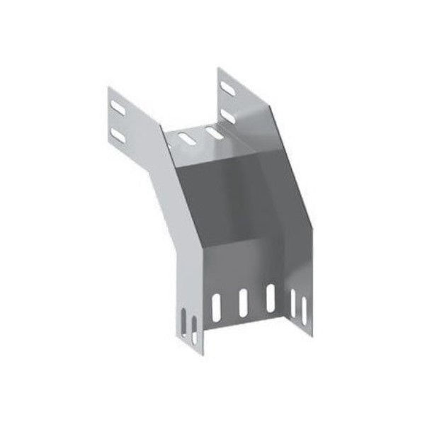 Curva 90G Vertical Lisa Galvanizada a Fogo Externa para Eletrocalha 50x50 mm