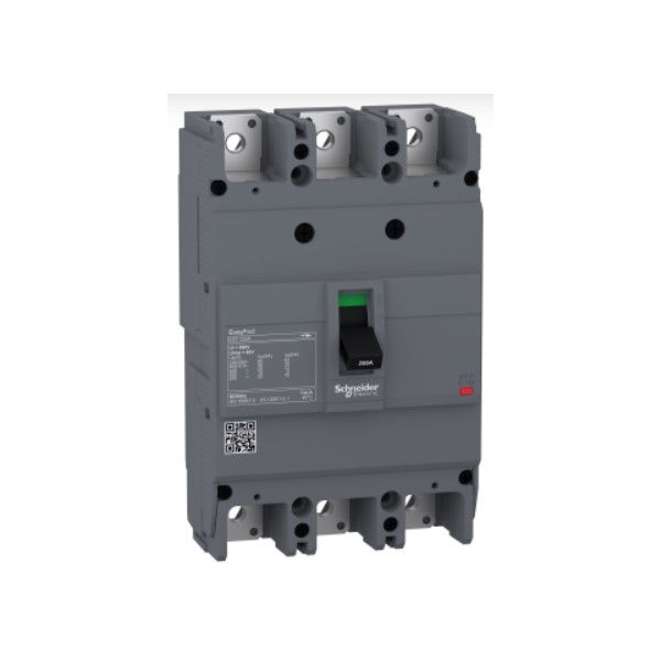 Disjuntor Termomagnético Fixo Tripolar EZC250H 250A 85 KA/36 KA 220/380VCA Caixa Moldada