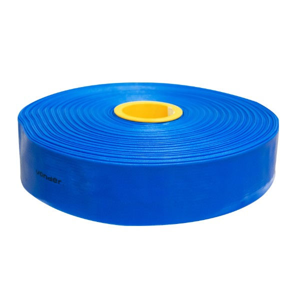Mangueira Chata Flexível PVC 3" Azul