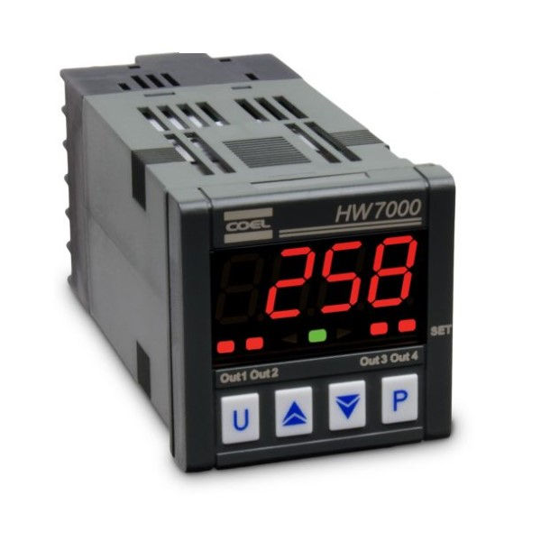 Controlador Temperatura Digital J,k,s,b,c,e,l,n,r,t, PT100 4-20 MA 24VCA/CC 48x48 mm PTC/NTC