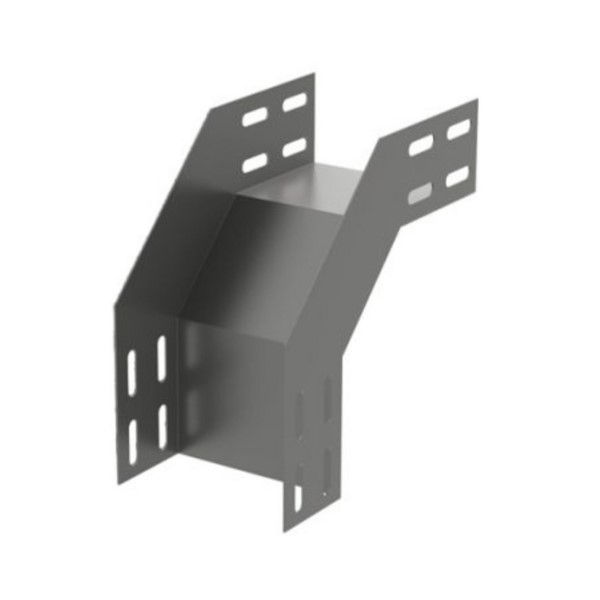 Curva 90G Vertical Lisa Galvanizada Eletrolítica Externa para Eletrocalha 500x50 mm