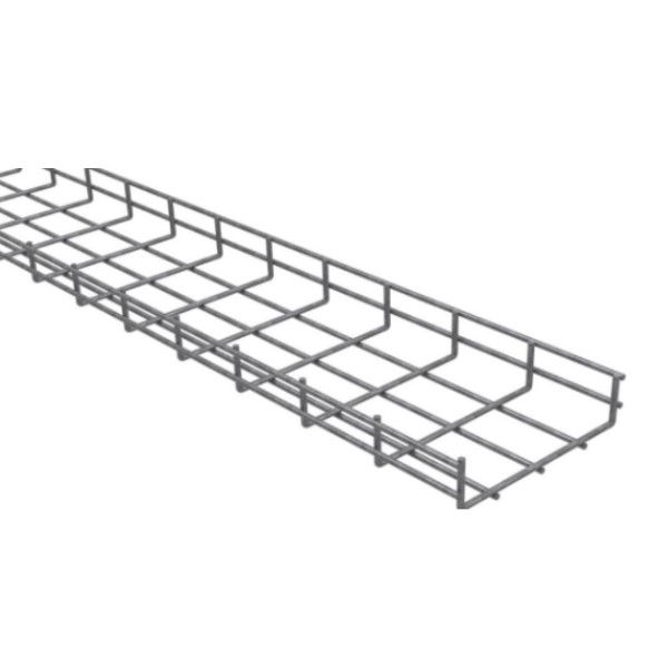 Eletrocalha Aramada Galvanizada a Fogo 100x100x3000 mm sem Tampa sem Virola 1/4"