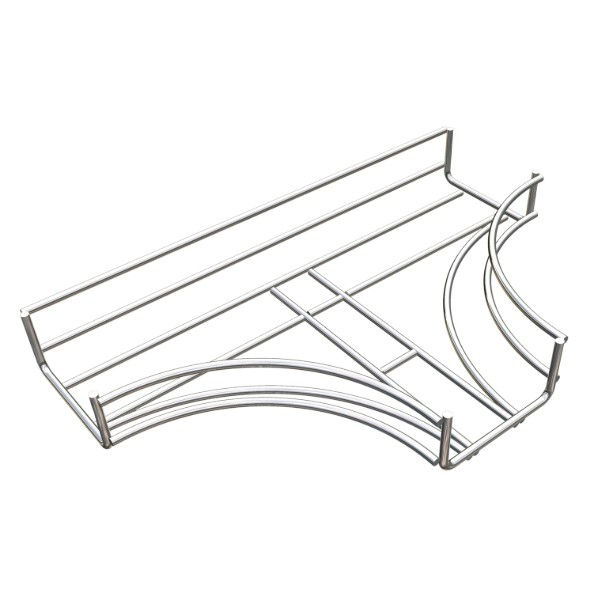 Te Horizontal 90G Galvanizado a Fogo para Leito Aramado 100x100 mm 1/4"