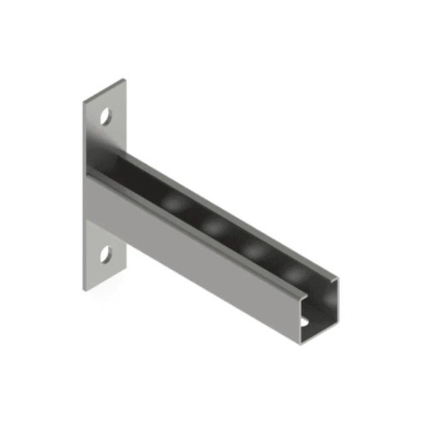 Mão Francesa Mão Francesa Reforçada Galvanizada a Fogo para Eletrocalha 100 mm