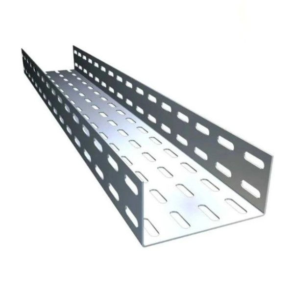 Eletrocalha Perfurada INOX 50x50x3000 mm sem Tampa sem Virola Chapa 22