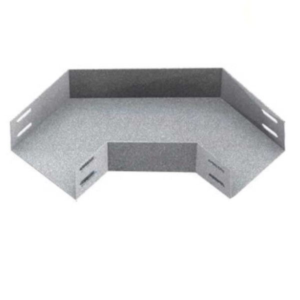 Curva 90G Horizontal Lisa INOX para Eletrocalha 50x50 mm Chapa 22