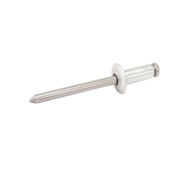 Rebite Repuxo POP Alumínio 4,0x8,0 mm CX com 1000 Peças