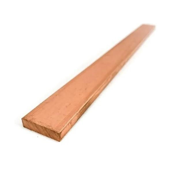 Barra Chata Cobre Retangular 1/4"X5/8" 6,35x15,87 mm 0,900 kg para Metro