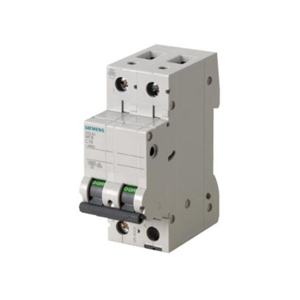 Disjuntor Termomagnético Fixo Bipolar 5SL6 C 16A 10 KA/6 KA 220/380VCA DIN