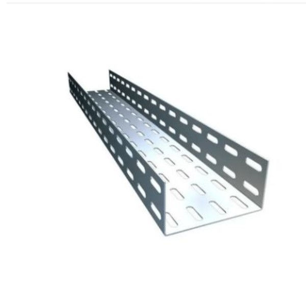 Eletrocalha Perfurada Galvanizada a Fogo 100x50x3000 mm sem Tampa sem Virola Chapa 16