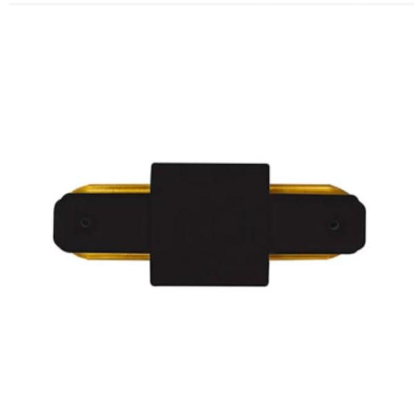 Emenda Embutir para Trilho Eletrificado Alumínio I Preto