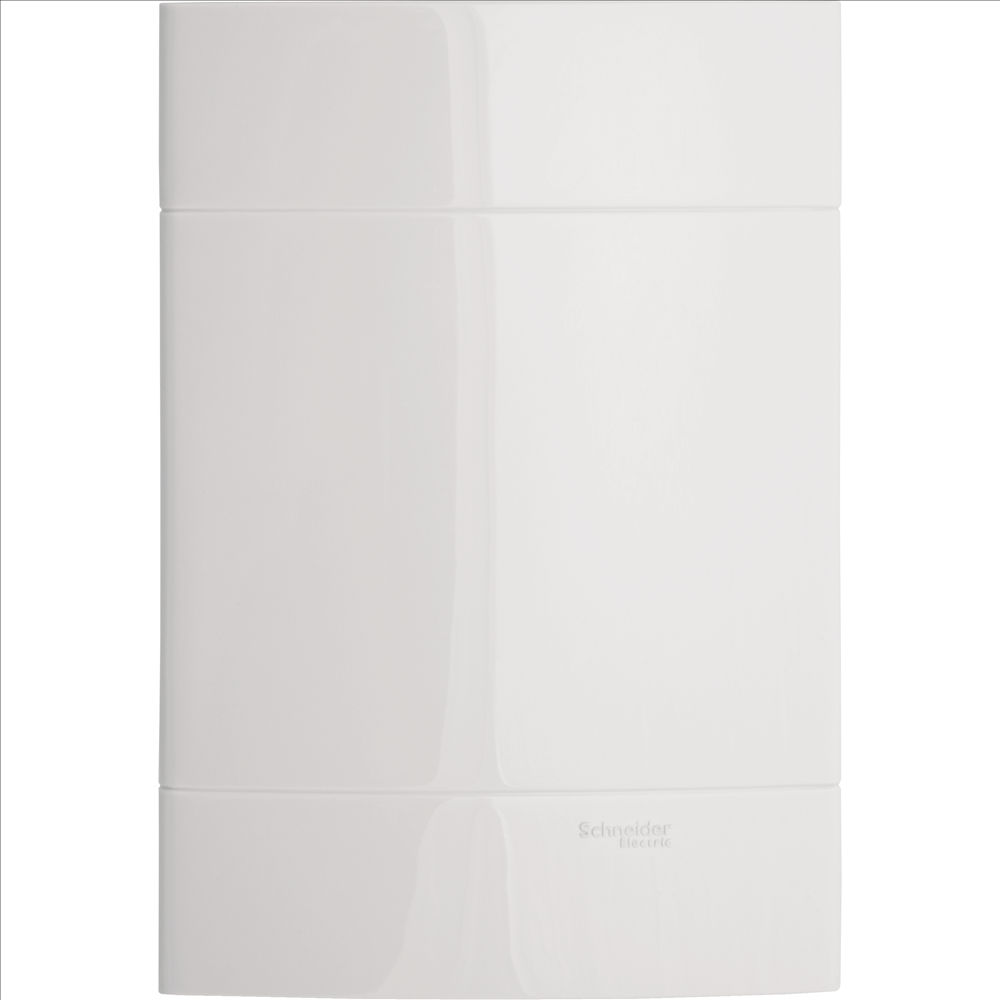 Placa Cega 4x2 Branca PVC Decor com Suporte