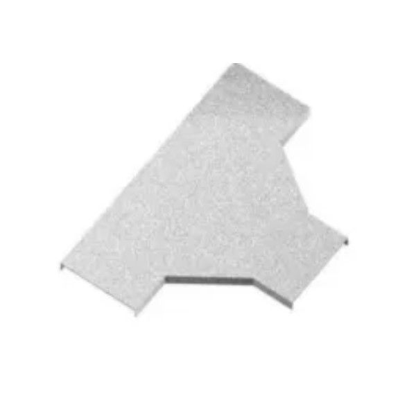 Tampa TE Vertical 90G Encaixe para Eletrocalha Galvanizada a Fogo 100x100 mm Descida