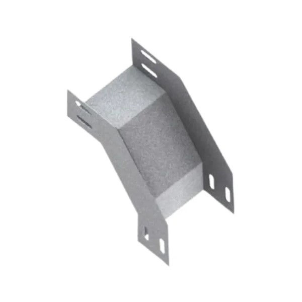 Curva 90G Vertical Lisa Galvanizada a Fogo Externa para Eletrocalha 100x100 mm Chapa 16