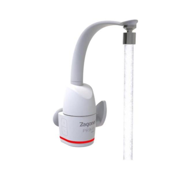 Torneira Elétrica PVC Touch para Parede 1/4" Branca Alta Prima 220V/5500W