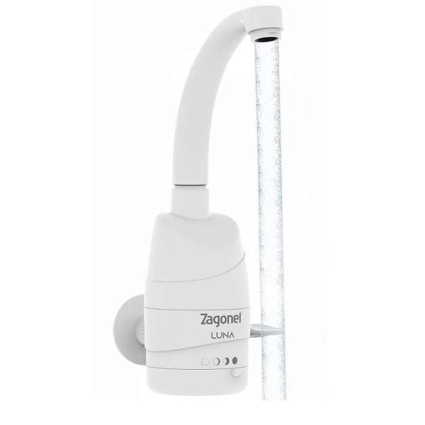 Torneira Elétrica PVC 4 Temperaturas para Parede 1/4" Branca Alta Luna 127V/5500W