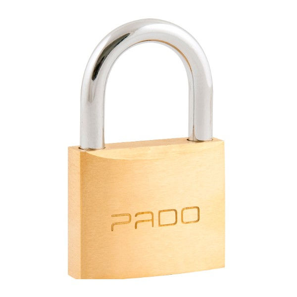 Cadeado Com Chave Haste Curta 40 mm Corpo Latao-Aco