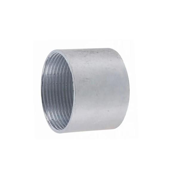 Luva Galvanizada a Fogo para Eletroduto 2.1/2" com Rosca BSP NBR 5598