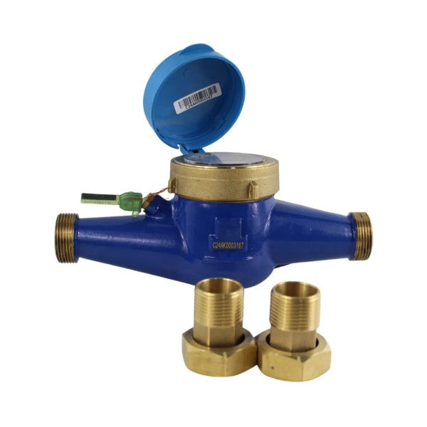 Hidrômetro Hidrômetro Corpo Liga Bronze Multijato 3/4" Vazão 2,5 m/3H para Telemetria PRE Equipado com Visor Plano Giratório sem Conexões