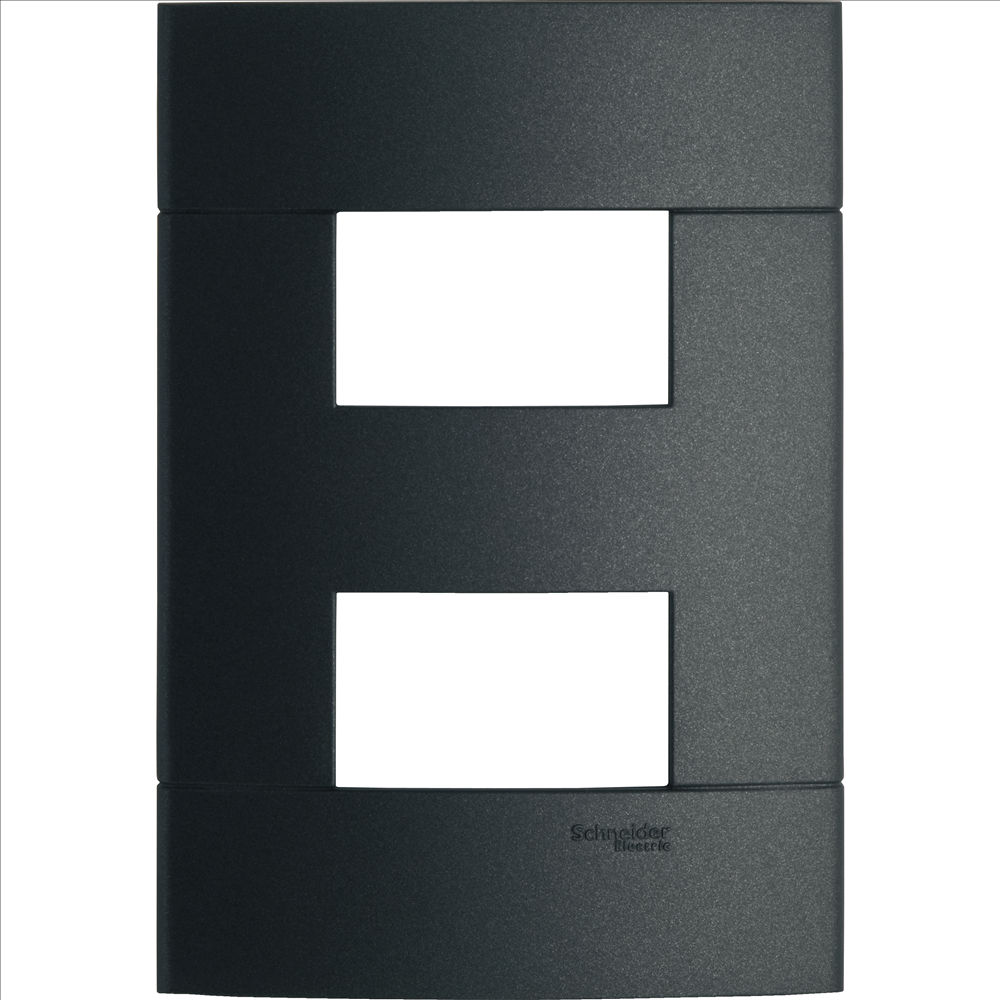 Placa Sobrepor 2 Módulos 4x2 Onix PVC Decor Metalizadas