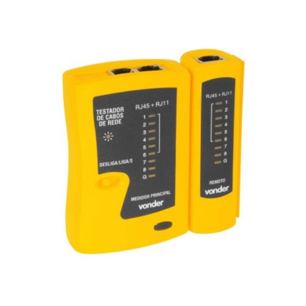 Testador Cabo de Rede RJ45/RJ11/RJ12