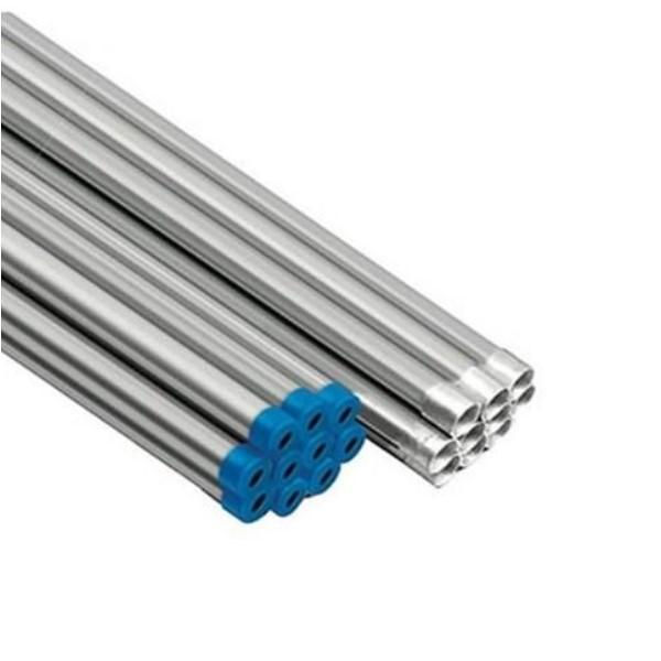 Eletroduto Leve Galvanizado Eletrolítico Parede 0,50 mm 1/2"X3 M com Rosca Paralela com 1 Luva