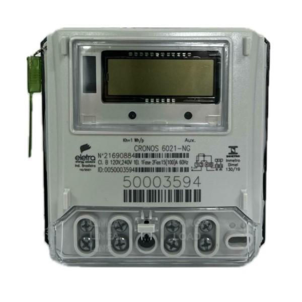 Medidor Digital Energia Energia Ativa/Reativa Display LCD 240V Monofásico 15A