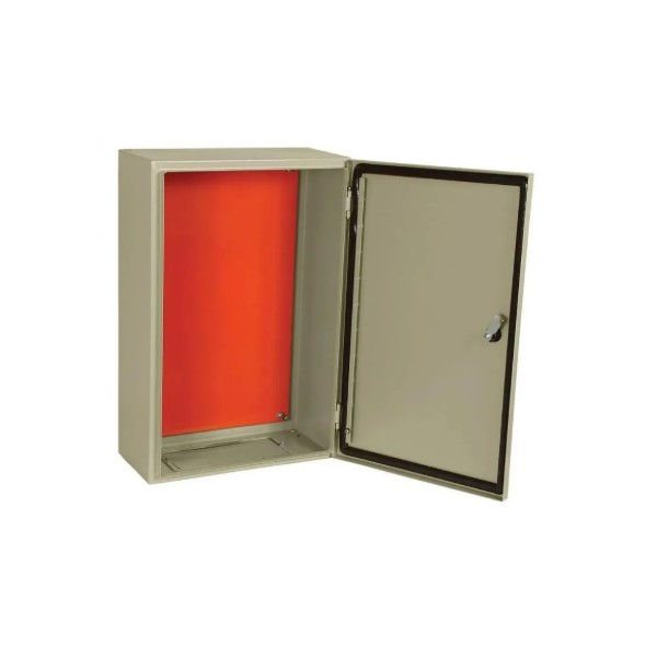 Quadro de Comando Metálico 480x380x220 mm sem Flange Bege IP44