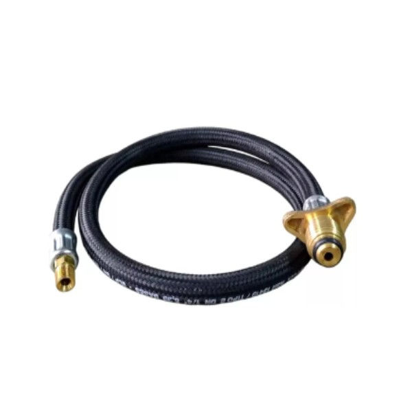 Mangueira Chicote Nitrílica 7/16" para Botijao Preta