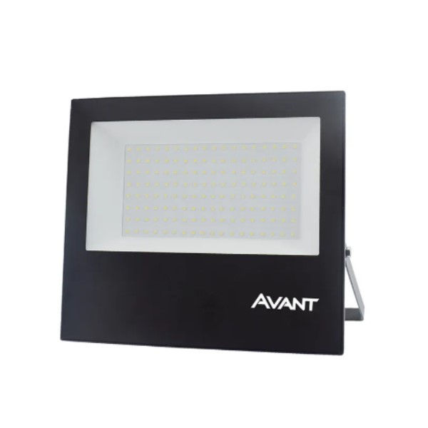 Projetor Led 100W Alumínio SLIM 6500K 7500 lm Bivolt Preto IP65 25.000H