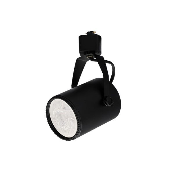 Spot Sobrepor Alumínio 10W Direcionável Classic com Soquete E27 para Trilho Eletrificado Bivolt Preto