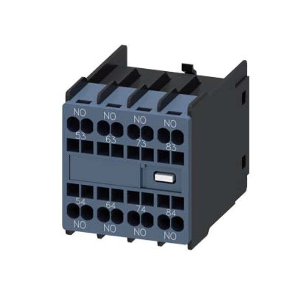 Bloco Contato Frontal 4NA 3RH29 Conexão Mola DIN EN 50005 Elemento