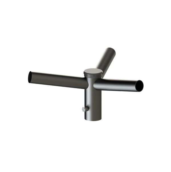 Núcleo Núcleo 3 Petalas para Poste 140 mm Galvanizado a Fogo