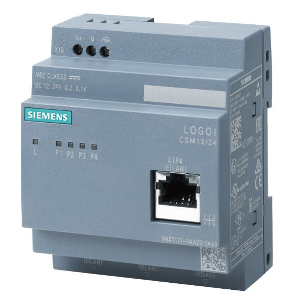 Módulo Expansão Módulo Expansão CSM 12/24 3ADD LOGO!8 Switch Compacto 10/100MBIT/S 24VCA/CC ETHERNET Industrial 1P20