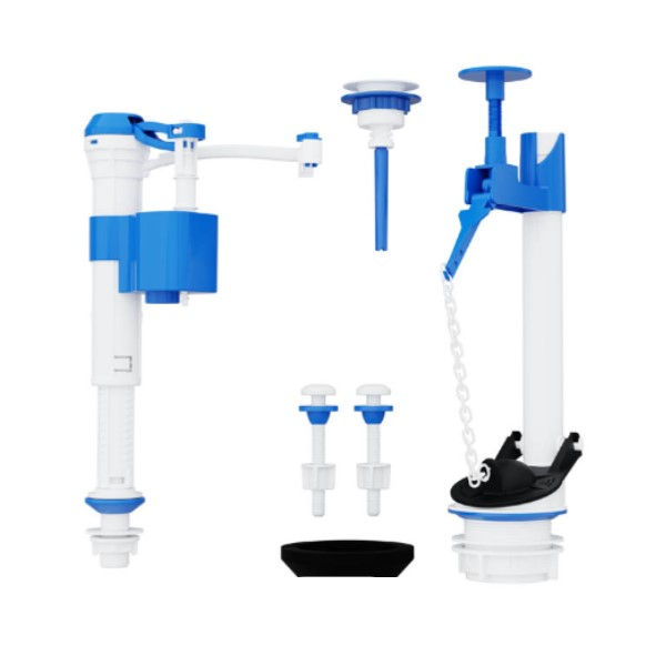 Kit Completo para Caixa Acoplada Branco Acionamento Superior com Castelo