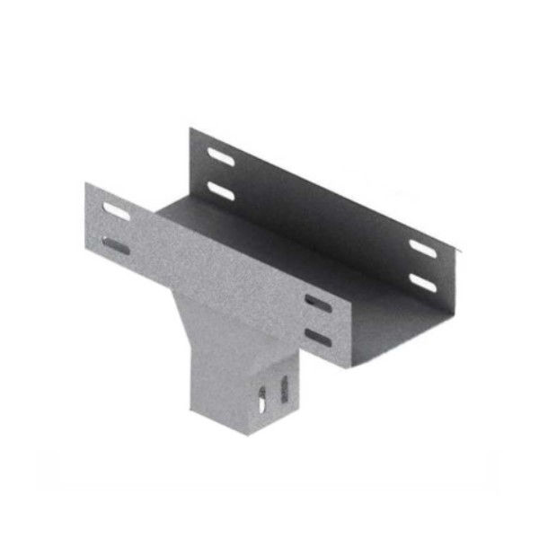 Te Perfurado Vertical Descida Lateral Galvanizado Eletrolítico para Eletrocalha 300x100 mm