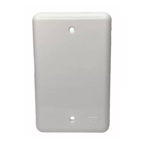 Placa PVC Cega 4x2 Branca Linha Klin