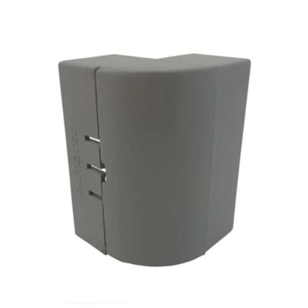 Curva Alumínio Vertical 90G para Canaleta Dutotec 45 mm Bege Standard