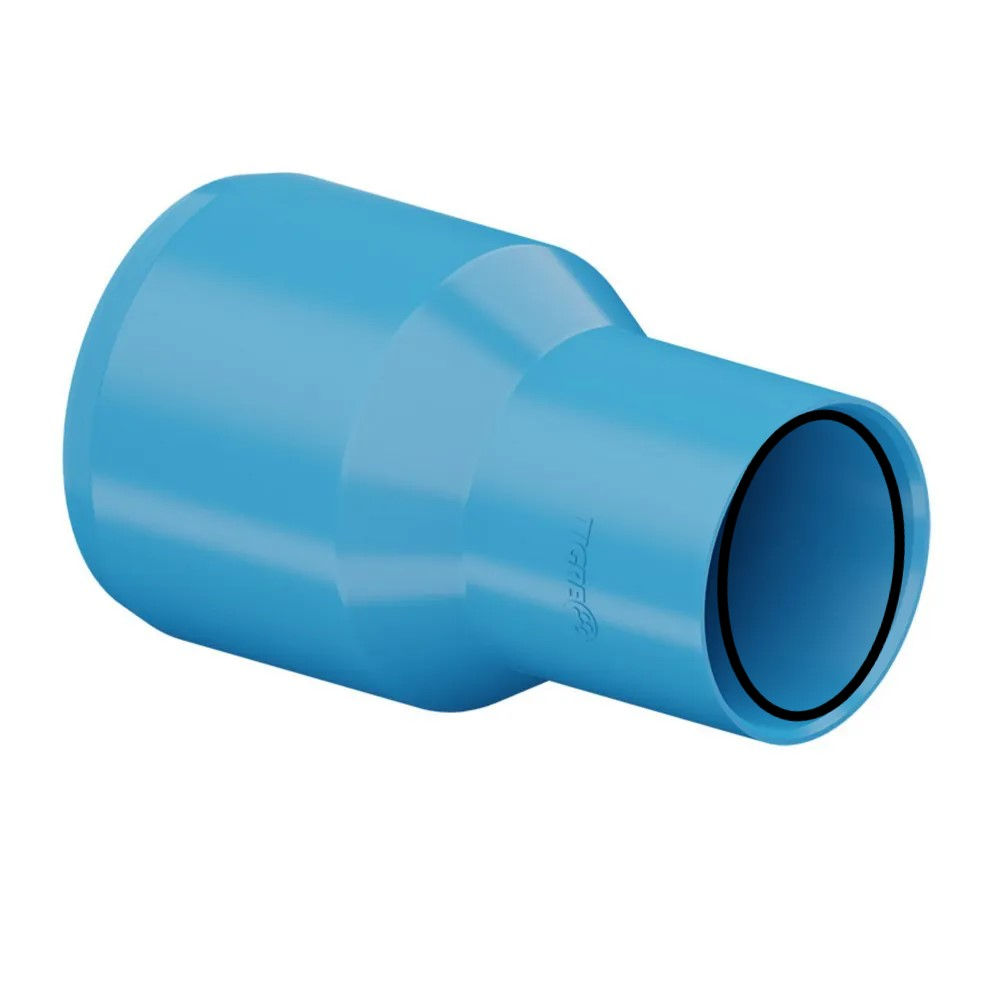 Redução Redução PVC com Ponta Bolsa com Anel 150x100 mm DEFOFO Azul